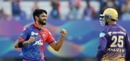 Khaleel Ahmed celebrates the wicket of Venkatesh Iyer in IPL 2022 (Image Credits: Khaleel Ahmed's Instagram)